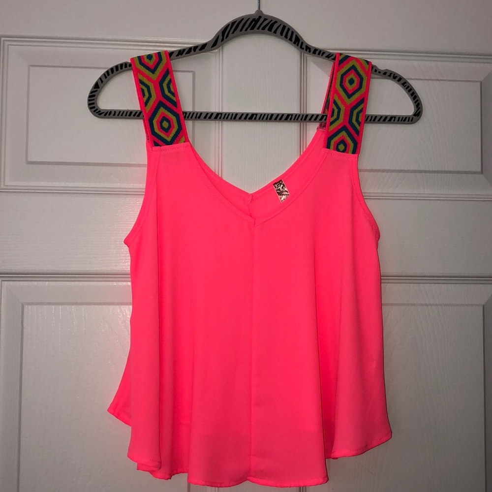 Neon summer tank top